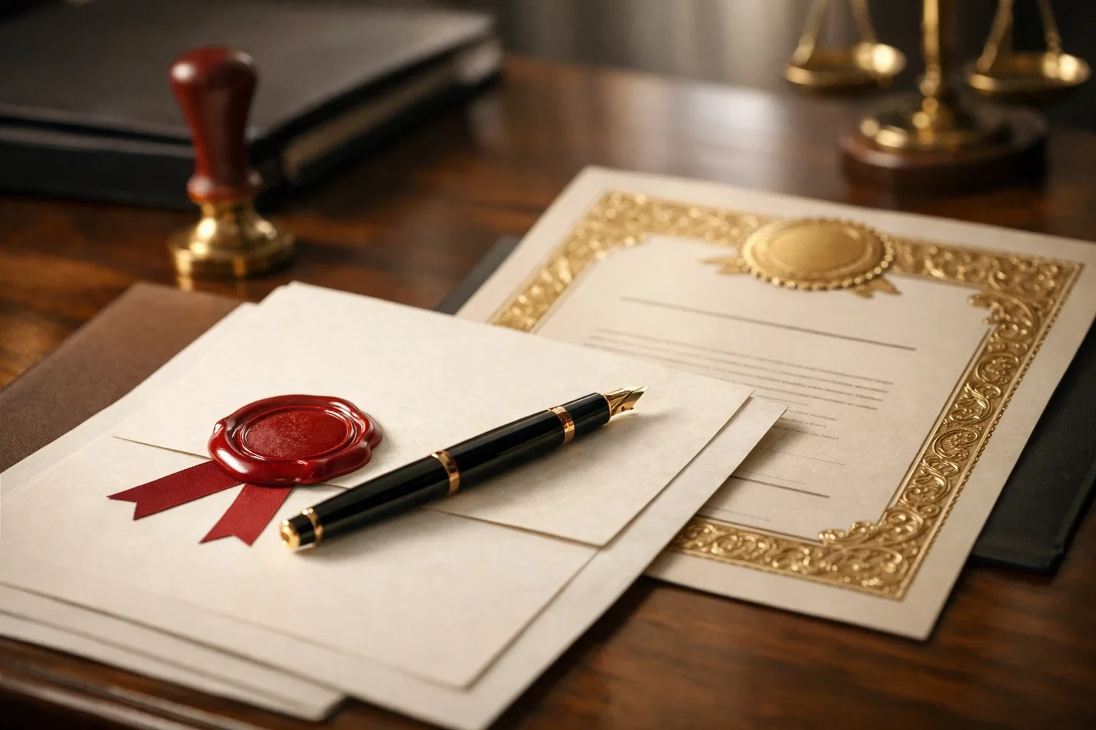 Documento ufficiale con timbro di certificazione ADM